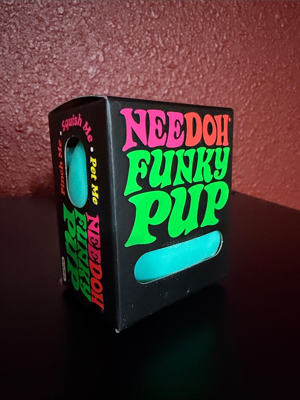 Funky Pup Teal Dog Toy